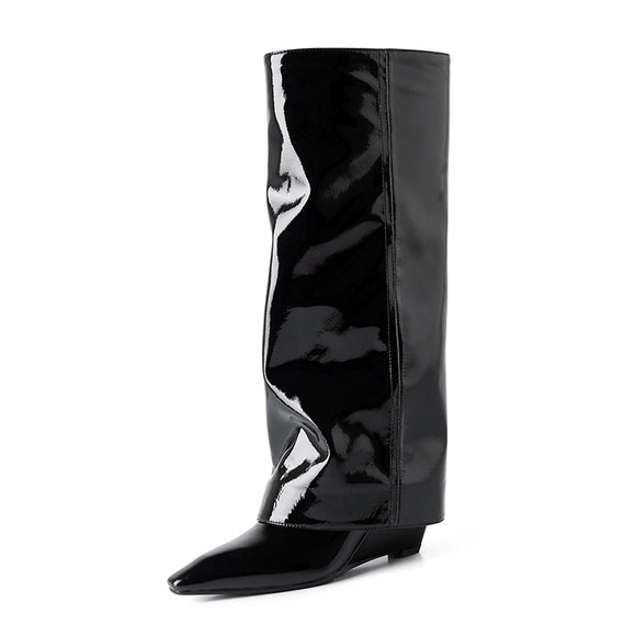Botas Negras de Tacón Alto para Mujer