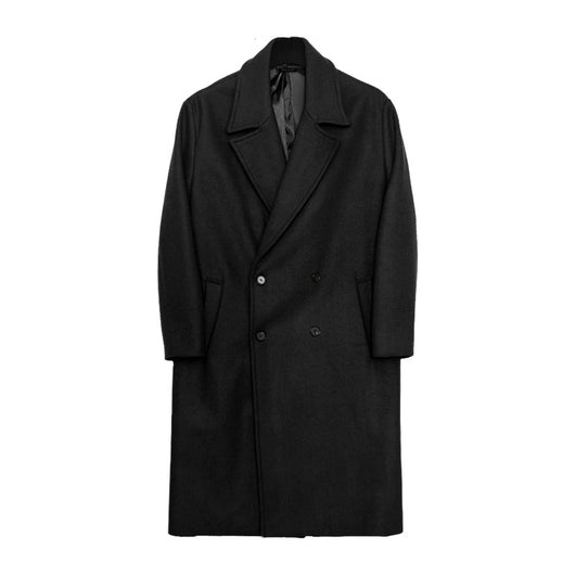 Abrigo de Lana Cruzado para Hombre - Largo Medio con Grosor Premium - Image 4