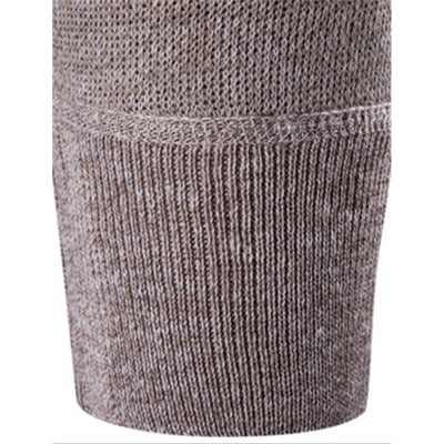 Cardigan Grueso Europeo para Hombre con Cierre de Cremallera y Cuello Solapa - Image 15