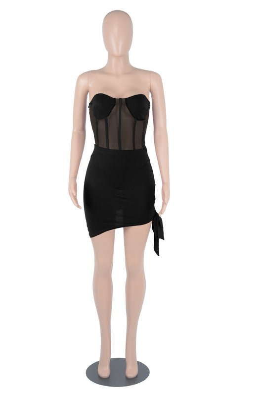 Conjunto Falda Corset Chic Negro - Set de Dos Piezas para Verano - Image 12