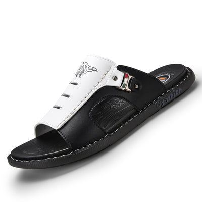 Pantuflas Casuales de Cuero para Hombre - Comodidad Outdoor - Image 7