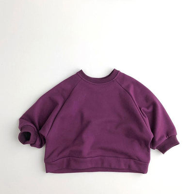 Suéter Infantil Cuello Redondo Colores Sólidos - Image 7