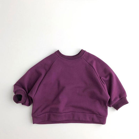 Suéter Infantil Cuello Redondo Colores Sólidos - Image 7