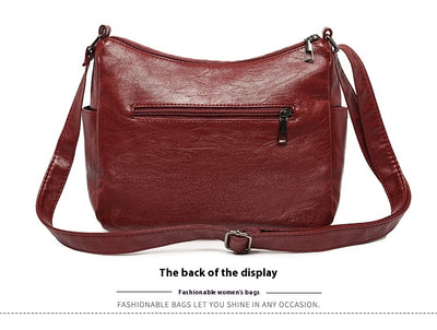 Bolso Mensajero de Cuero con Múltiples Compartimentos y Bolsillos - Image 24