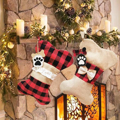 Bolsa de Regalo con Calcetines Navideños y Adornos - Image 3