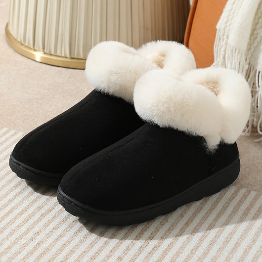 Zapatillas de Plataforma Térmicas para Parejas - Comodidad Cálida en Casa