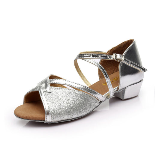 Zapatos de Danza Infantiles con Tacón Bajo y Suela Suave - Estándar Nacional - Image 15