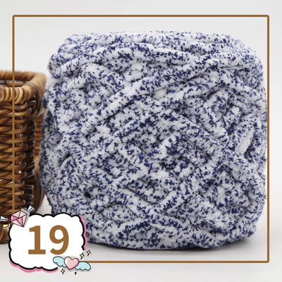 Lana para Tejer Colorida Ice Line - Hilo Grueso Suave para Bufandas Artesanales DIY - Image 56