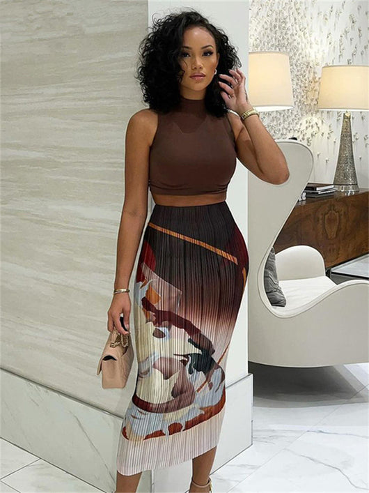 Vestido Estampado para Mujer con Cintura Elástica - Colección Verano - Image 9