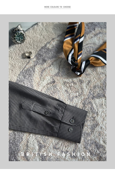 Camisa Formal Cuello Imperio Sin Planchado para Caballero - Image 15