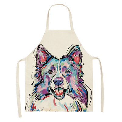 Delantal Dacron Estampado Serie Animales Perro - Image 18