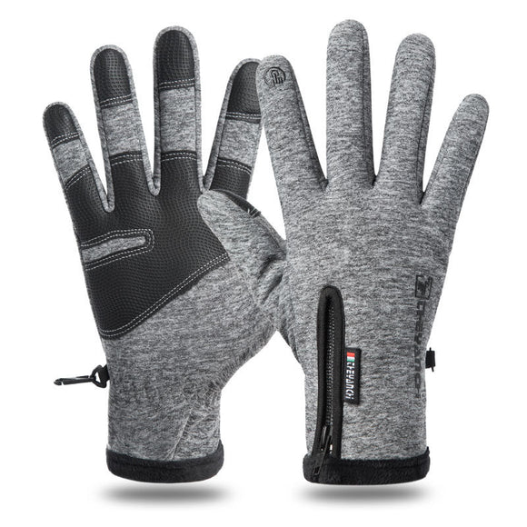 Guantes de Esquí y Montañismo Impermeables y Térmicos con Forro de Terciopelo