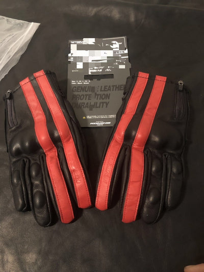 Guantes de Motocicleta con Protección de Cáscara de Piel de Oveja para Hombre - Image 4