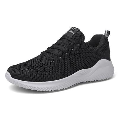 Tenis Deportivos Mujer Casual Coreano Malla Blanco - Image 4