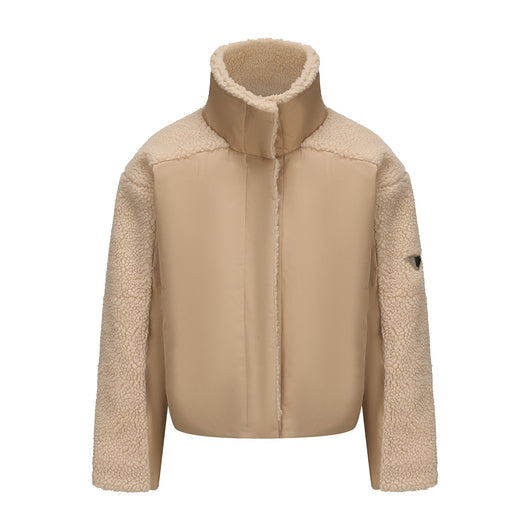 Abrigo de Lana de Cordero Oversized Retro de Manga Larga para Mujer - Image 9