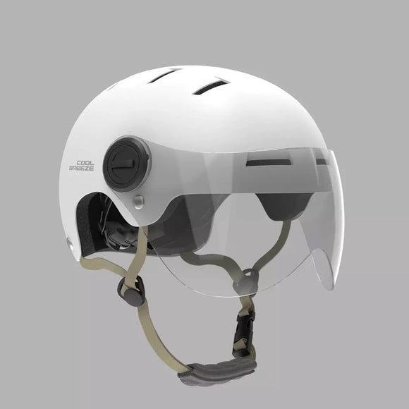 Casco Bicicleta Urbana con Amortiguación y Batería Integrada