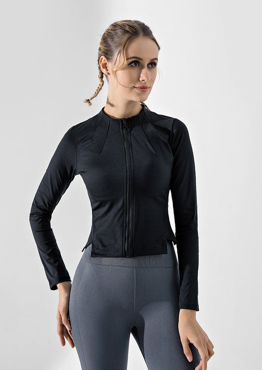 Chaqueta de entrenamiento elástica transpirable de secado rápido para yoga y running - Image 6