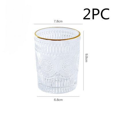 Vaso de Agua Bohemia Phnom Penh con Relieve de Sol - Image 11