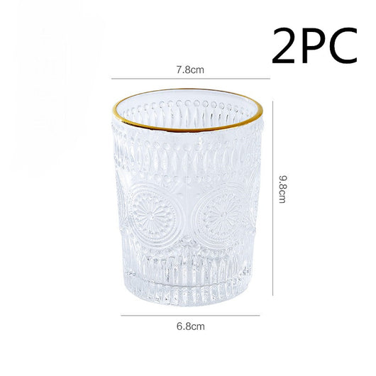 Vaso de Agua Bohemia Phnom Penh con Relieve de Sol - Image 11