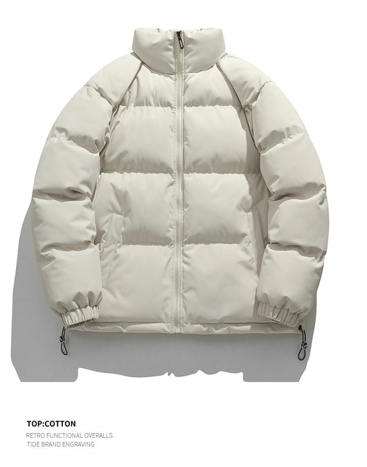 Chaqueta Acolchada de Plumas para Hombre con Cuello Alto - Image 28