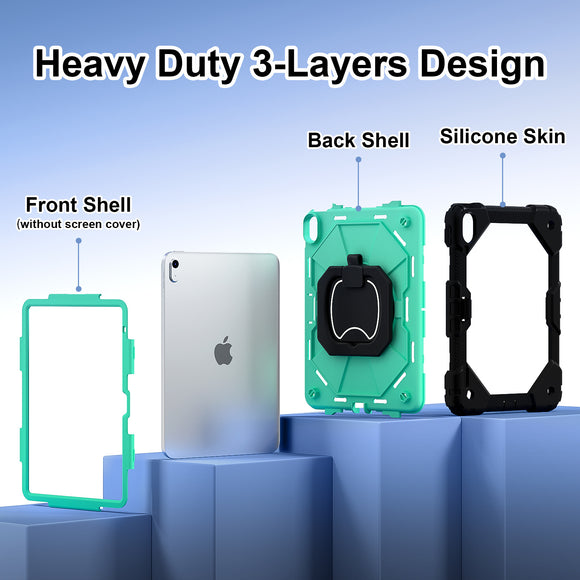 Arnés de Hombro con Funda Protectora de Silicona para Tablet y iPad