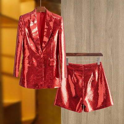 Traje de Dos Piezas con Shorts Elegante - Image 4
