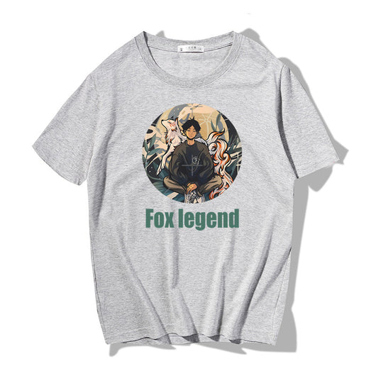 Camiseta Manga Corta Hombre Algodón Puro Estilo Náutico Japonés Suelta - Image 6