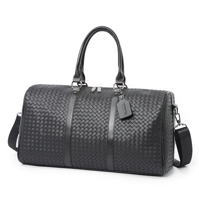 Bolsa Tote Trenzada con Relieve - Ideal para Viajes y Uso Diario - Image 11
