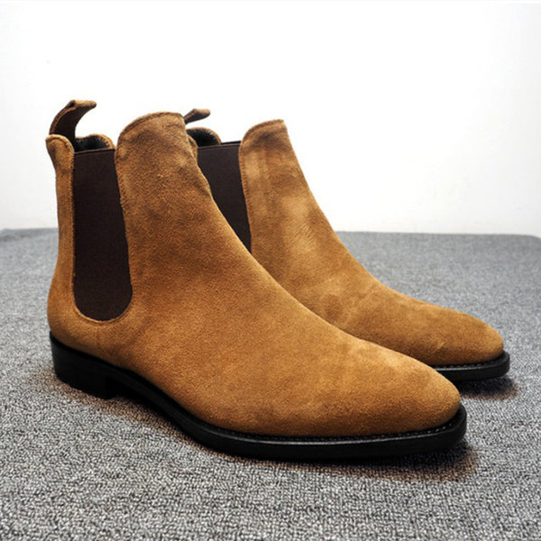Botas Martin de Cuero Vintage para Hombre - Botines Altos Clásicos