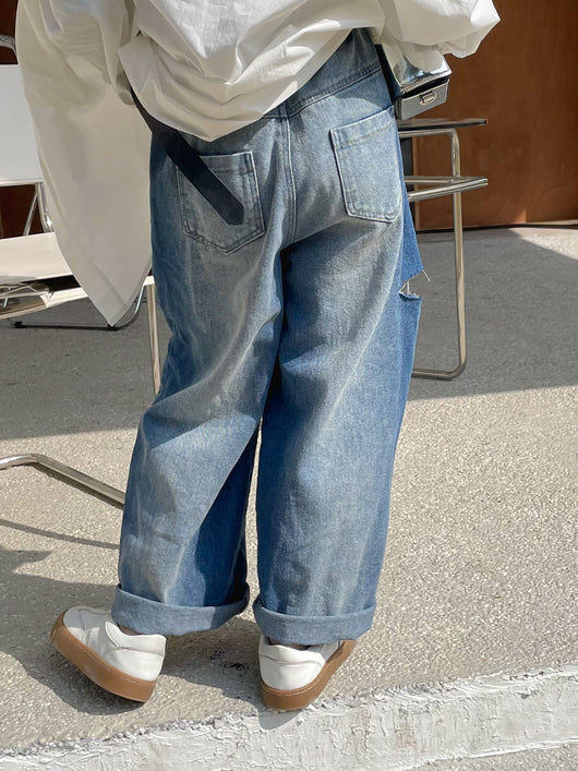 Jeans Rectos con Degradado para Niñas - Image 14