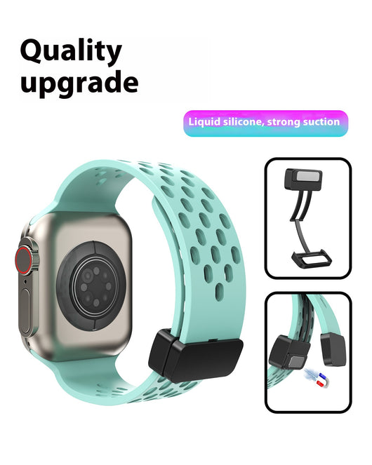 Correa Magnética de Silicona para Smartwatch 42mm y 46mm - Compatible con Generaciones 7, 8, 9, 10 - Image 32