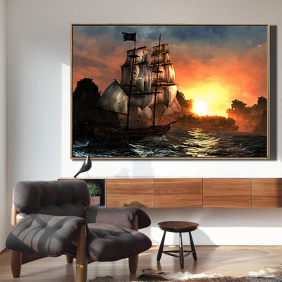 Cuadro Decorativo de Lienzo para Sala sin Marco con Sistema de Colgante Rimless - Image 15