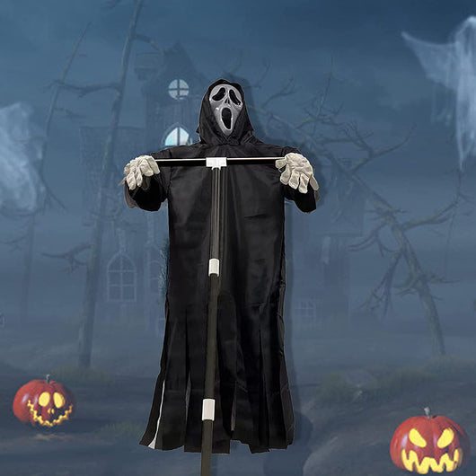 Espantapájaros Decorativo Halloween - Protección de Jardín y Huerto