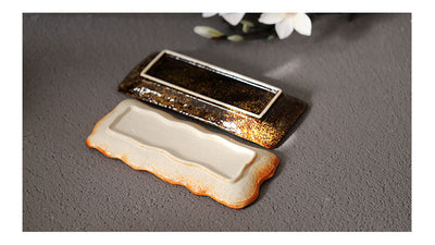Plato Rectangular Artesanal para Sushi y Ensaladas de Frutas - Image 10