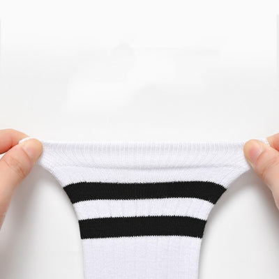 Calcetines Deportivos Blancos Tubo Medio para Niños y Niñas - Image 10