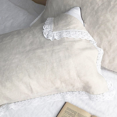Toalla Almohada de Lino Puro Transpirable Color Liso Premium - Image 23