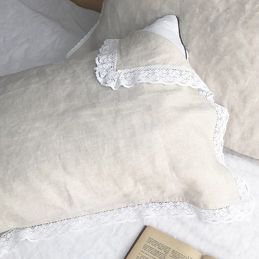Toalla Almohada de Lino Puro Transpirable Color Liso Premium - Image 23