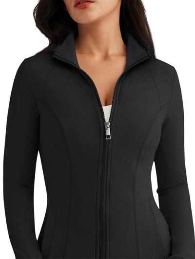 Chaqueta Deportiva Ajustada de Manga Larga con Tecnología Elástica - Image 33
