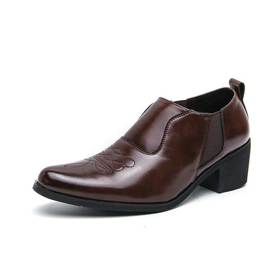 Zapatos Formales de Cuero para Hombre con Altura Aumentada - Image 7