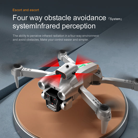 Dron S92 con Triple Cámara, Posicionamiento por Flujo Óptico y Control Remoto - Image 9