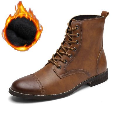 Botas Ankle de Cuero Premium con Forro de Cachemira y Algodón - Image 13