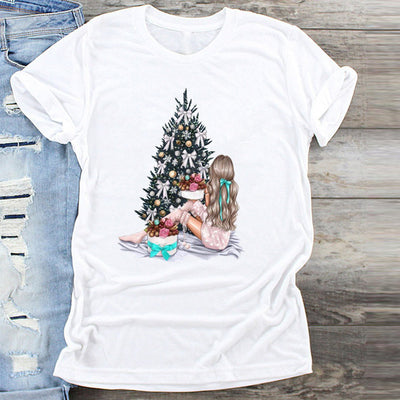Conjunto de Amigas Navideño con Cuello Redondo y Manga Corta - Image 37