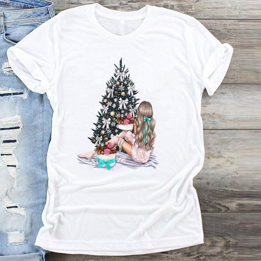 Conjunto de Amigas Navideño con Cuello Redondo y Manga Corta - Image 37