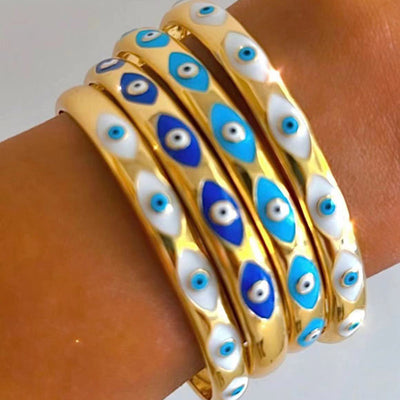 Pulsera Retro de Acero Titanio Abierta - Estilo INS