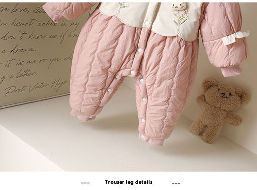 Mameluco Princesa de Algodón para Bebé Niña - Otoño e Invierno - Image 12