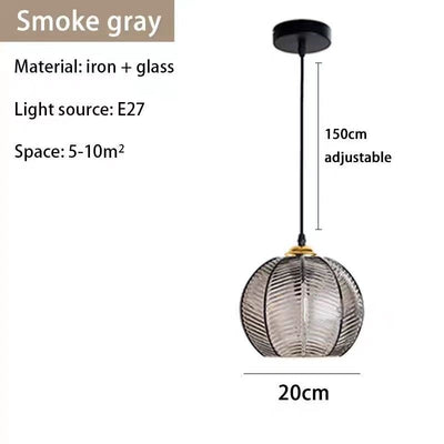 Lámpara Colgante de Cristal con Patrón de Hojas para Dormitorio - Image 12