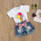 Playera Infantil Estampado Helado Manga Corta