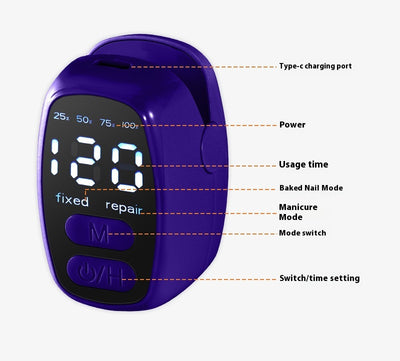 Lámpara UV Portátil Recargable para Diseño de Uñas - Image 10
