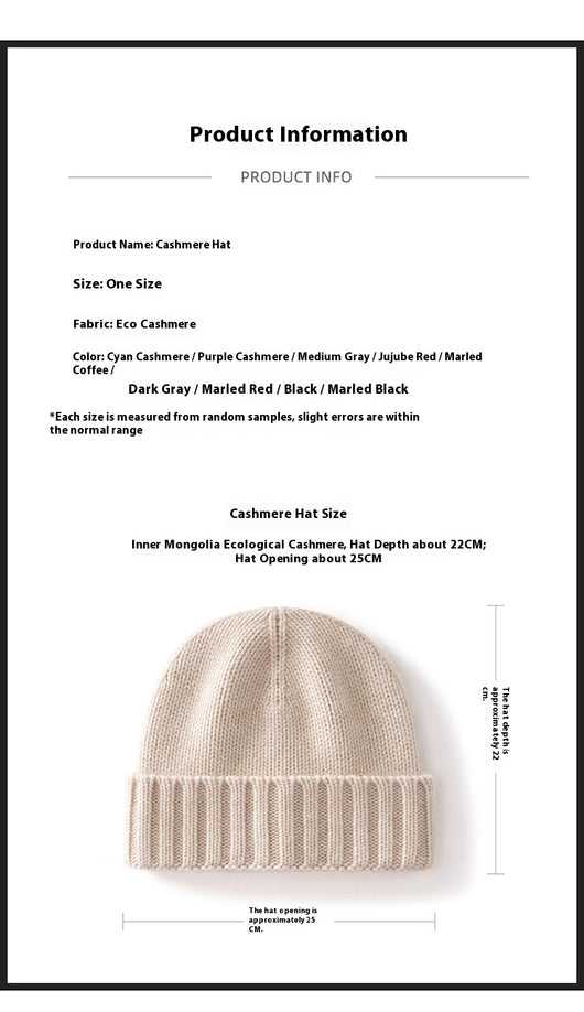Gorro de Cachemira con Rayas Gruesas Unisex - Tejido Reforzado - Image 14