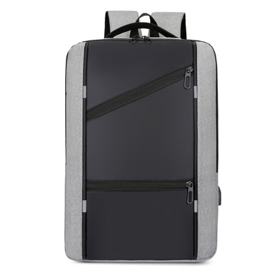 Mochila Ejecutiva para Hombre con Carga USB - Diseño Minimalista Multifuncional - Image 8